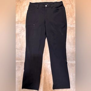 Duluth Trading Co. black womens pants size 8x29